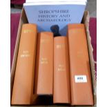 Shropshire Archaelogical Society - 8 vols