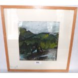 WILLIAM (BILL) MILLS. WELSH 1923-1997 The Teme. Signed, inscribed verso and dated '88.