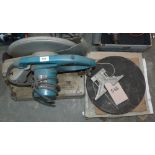 A Makita single phase chopsaw & disks