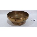 A Naga bronze singing healing bowl. 5' diam.