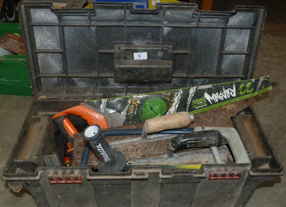 Box of miscellaneous tools