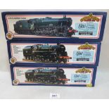 Three Bachmann OO locomotives with Tenders