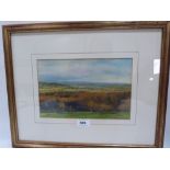 JOHN O'CONNOR. BRITISH 20th CENTURY An extensive landscape. signed, inscribed verso. watercolour and