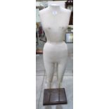 A dressmaker's dummy on stand. 55' high