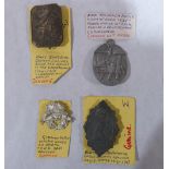 Four WW1 & WW2 badges, Nazi, Austric-Hungarian etc.