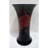 A Moorcroft pomegranate vase of flared form, the base signed in green and with impressed marks. 10½'