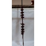 A tribal spear. 65' long