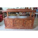 A Victorian mahogany buffet. 76' wide