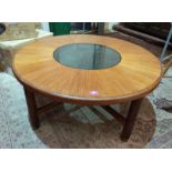 A G-Plan coffee table. 38' diam