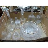 Decanters and other glassware