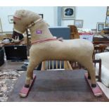 A vintage toy horse, formerly with rockers. 23' high