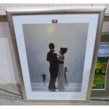 A framed print after Jack Vettriano