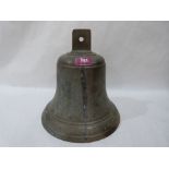 A bronze bell. 10' high