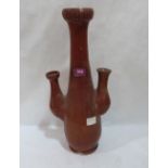 An art pottery vase. c.1900. 20' high. Chipped. Prov: Estate of Islwyn Watkins