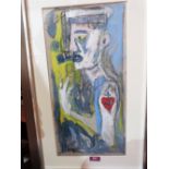 BILLY CHILDISH. BRITISH 20TH/21ST CENTURY Sailor with Pipe. Signed with gallows motif. Gallery label