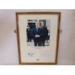 Anthony Head and David Walliams, Little Britain. A photograph with both autographs. Framed