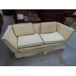 A loose covered sofa. 76' wide