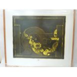 MANNER OF GRAHAM SUTHERLAND Life in Wood. Ltd edition screen print. Signed and numbered 75/90. 19' x