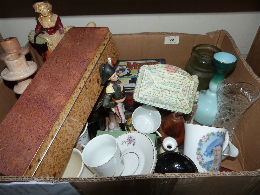 Three boxes of ceramics, glass and sundries - Image 2 of 3