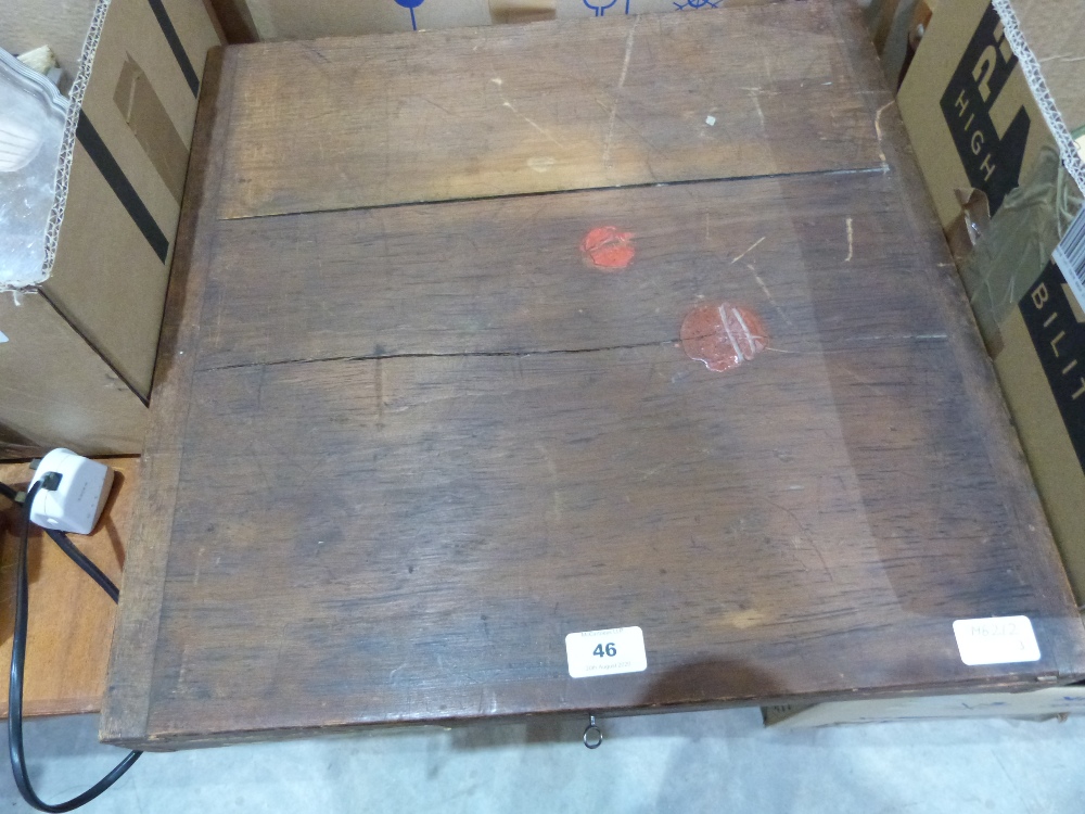 Two boxes of wood and metalware with a pine box - Image 2 of 2