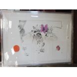 MANNER OF MARY FEDDER Fritalaries. Limited edition lithograpgh. Signed and numbered 56/70. 31' x