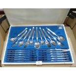 A Viners cased cutlery set