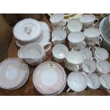 A Susie Cooper 'Talisman' part tea service of 52 pieces