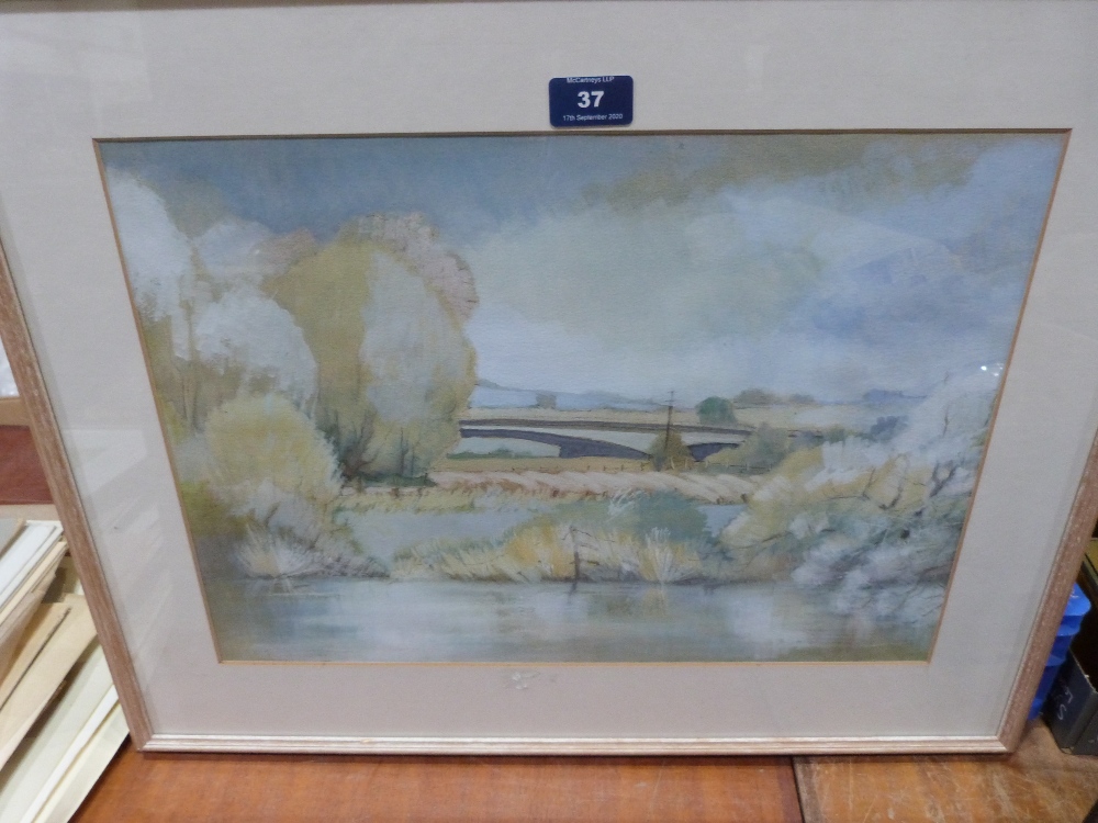 Two framed watercolours by Stella Carton-Kelly - Image 2 of 2