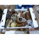 A box of Bourne Denby ceramics and stoneware