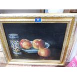 Two still life oils, one signed Robson