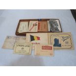 A collection of postcards, mostly continental from the 1920s