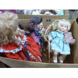 A collection of collectable dolls