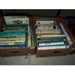 Two boxes of books