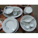 A Limoges part dinner service of 40 pieces