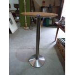 A contempory style bar table