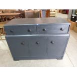 A mid-20th century painted sideboard. 48' wide