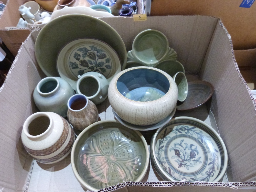 A collection of Butler's pottery