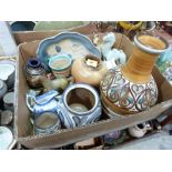 A collection of miscellaneous pottery and other ceramics