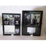 The Krays. Laurie O'Leary, Mad Frankie Fraser, Gary and Martin Kemp (from the film). Photographs and