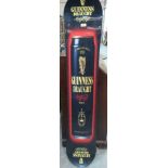 A Draught Guinness advertising snowboard