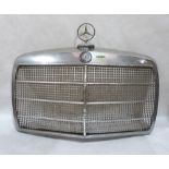 A Mercedes Benz radiator grill. Probably W123 series