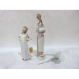 Three Lladro figures