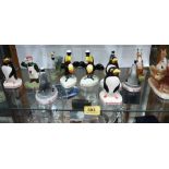 13 Carlton Ware Guinness figures