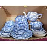 An extensive collection of Spode Italian pattern tea and dinnerware