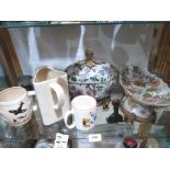 A quantity of Guinness ceramics and memorabilia, with other ceramics, the lot to include a metal