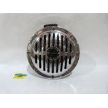 A 1950s 12v car horn with chrome plated grill. 6¼' diam