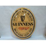 A German Guinness enamel advertising sign. 24' high