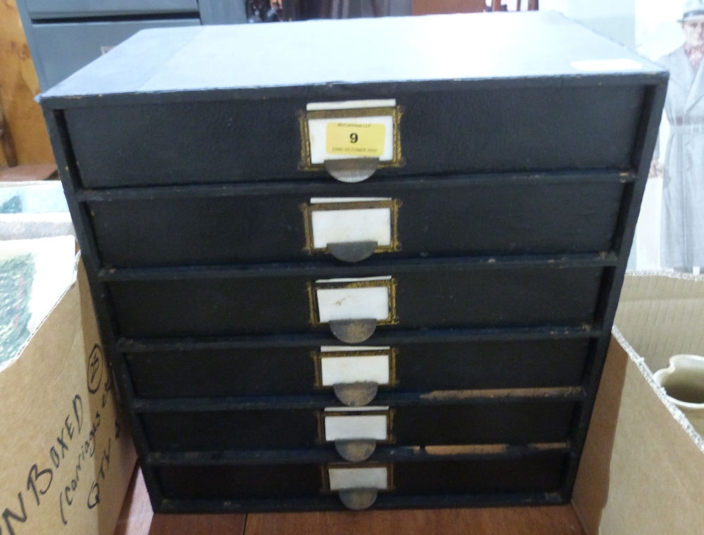 A set of office drawers