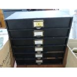 A set of office drawers