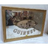 A Guinness James's Gate Porter Brewery advertising pub mirror. 15½' x 23½'